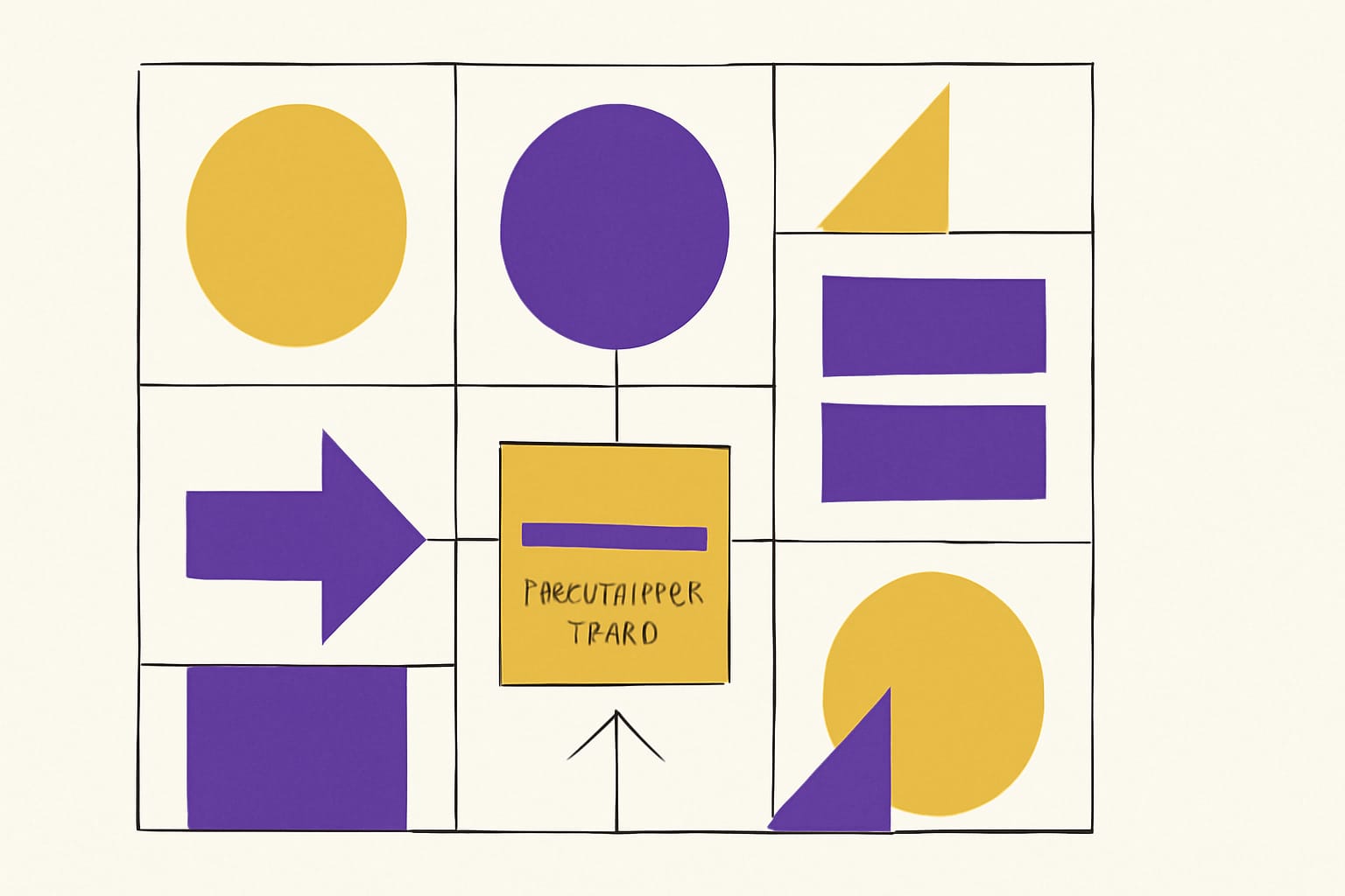 Editorial illustration in bauhaus-grid style depicting a Bundle reference resolver with an in-memory index and shape-dispatch lookups